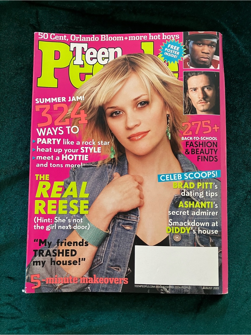 Magazine - Pink Cover Featuring Reese Witherspoon